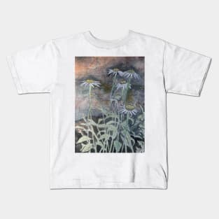 daisy flowers painting Kids T-Shirt